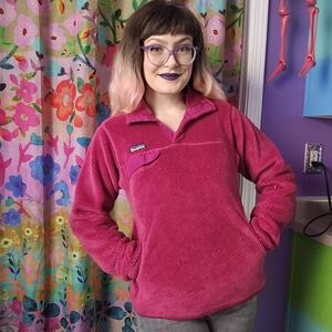 Patagonia Women's Re-Tool Snap T-pullover Magenta Raspberry Pink